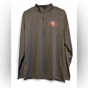 NFL 49ers quarter zip